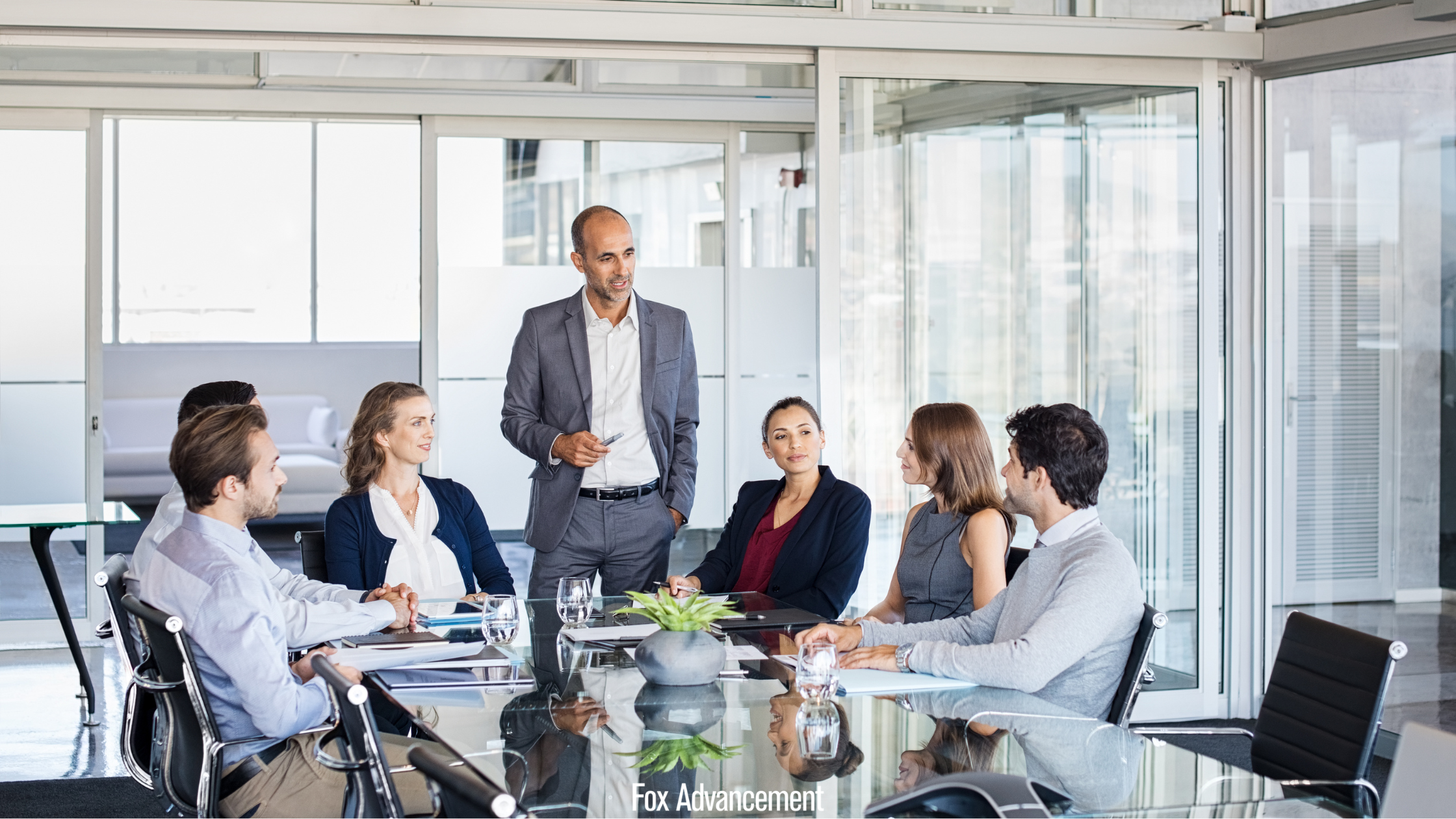 Corporate meeting room